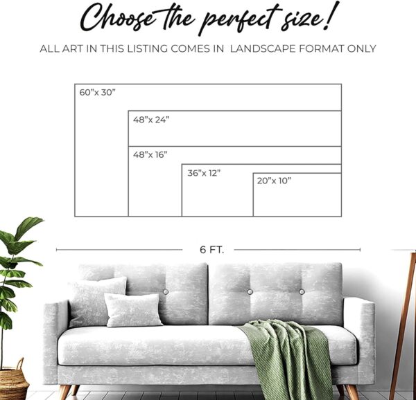 Tailored Canvases Personalized Family Sign - Last Name Signs For Home, Custom Wall Decor Canvas for Living Room, Fireplace, Kitchen, Porch, & Front Door - Monogram on White, Grey Wooden Border, 20"x10" - Image 5