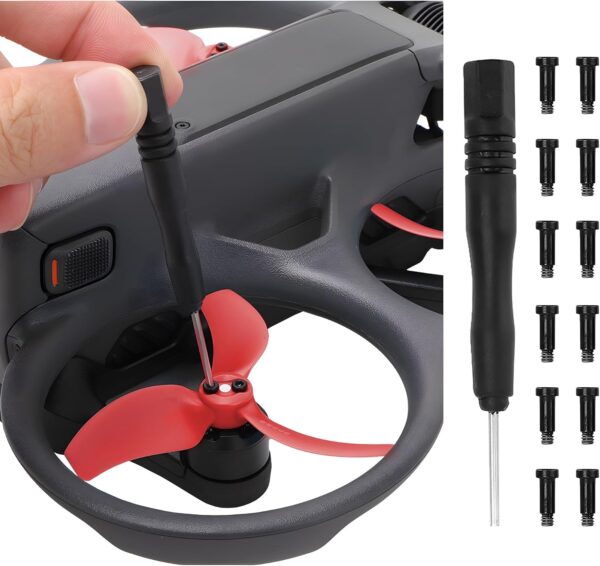 8Pcs Avata 2 Propellers Replacement Prop Blades 3032S Low Noise Wings for DJI Avata 2 Drone Accessories Red Tips - Image 5