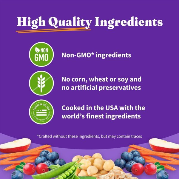 Halo Holistic Plant-Based Recipe With Superfoods, Complete Digestive Health, Vegan Dry Dog Food Bag, Adult Formula, 10-lb Bag - Image 7