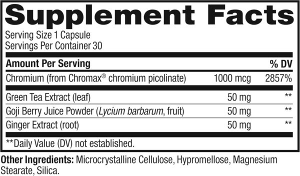 OLLY Combat Cravings, Metabolism & Energy Support Supplement,1000 mcg Chromium, Green Tea, Goji Berry, Ginger - 30 Count - Image 6