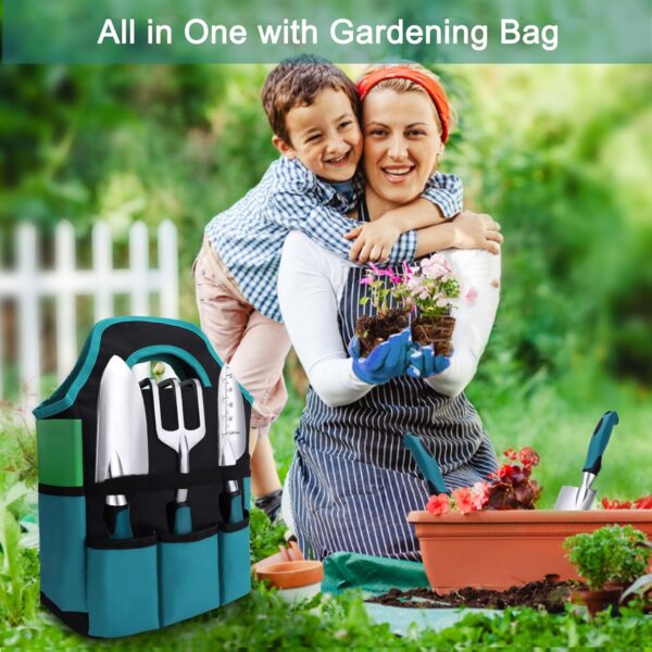 Kynup Garden Tools 7-Piece, Gardening Hand Tools, Gardening Tools Set with Rust-Proof,Stainless Steel, Aluminum Alloy Material, Gardening Supplies Set Ideal Gift - Image 6