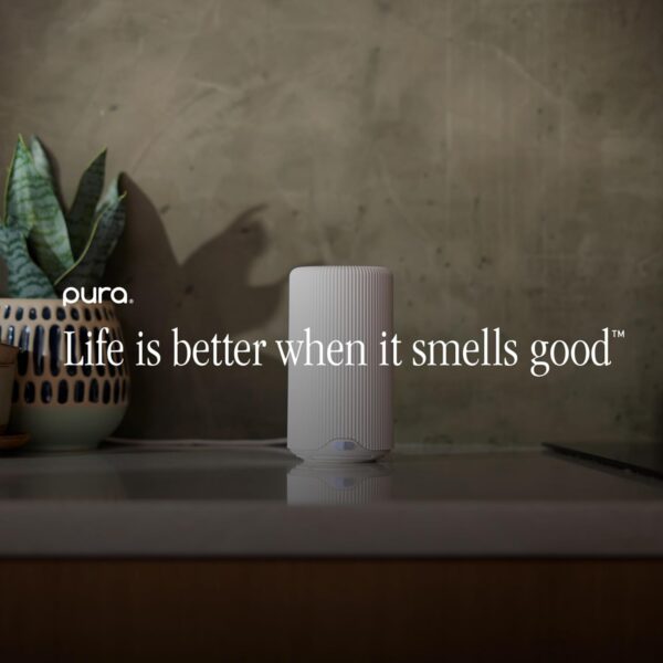 Pura Plus - Smart Fragrance Diffuser for Large Spaces - Automatic Fragrance Vial Detection - Wi-Fi Smart Diffuser for Luxury Home Scenting - White - Image 7