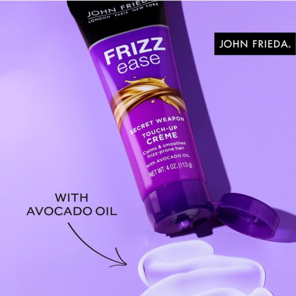 John Frieda Frizz Ease Secret Weapon Touch-Up Crème - Anti-Frizz Styling Cream for Smooth, Frizz-Prone Hair, 4 Oz - Image 4