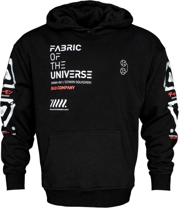 Fabric of the Universe Techwear Graphic Cyberpunk Streetwear Fashion Hoodie - Image 2
