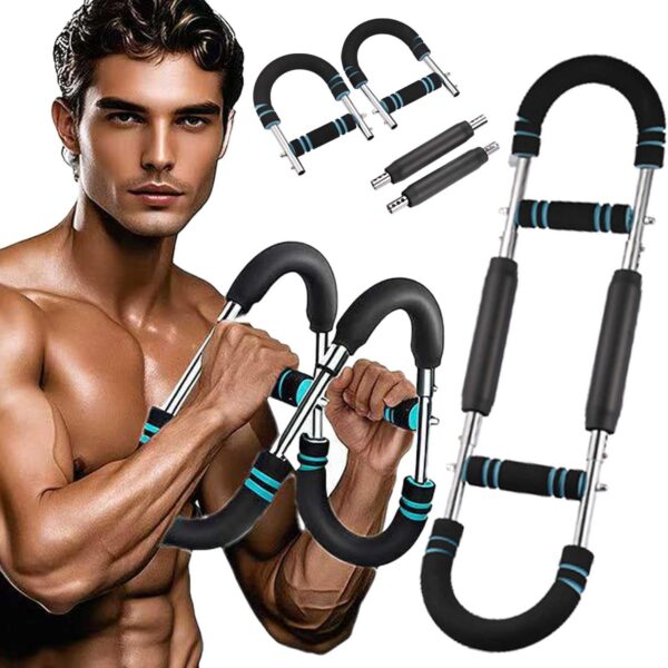 Twister Arm Exerciser,40-110lb Adjustable Chest Workout Equipment, Forearm Triceps Chest Enhanced Exercise Strengthener,Portable Detachable Upper Body Fitness Machine for Home and Gym - Image 5