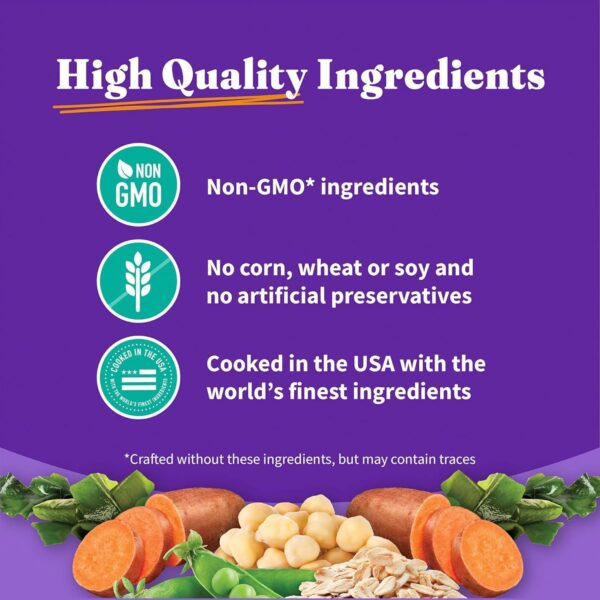 Halo Holistic Vegan Dog Food, Plant-Based Recipe with Kelp, Dry Dog Food, Complete Digestive Health, Kibble for Adult Dogs, 3.5 lb Bag - Image 7
