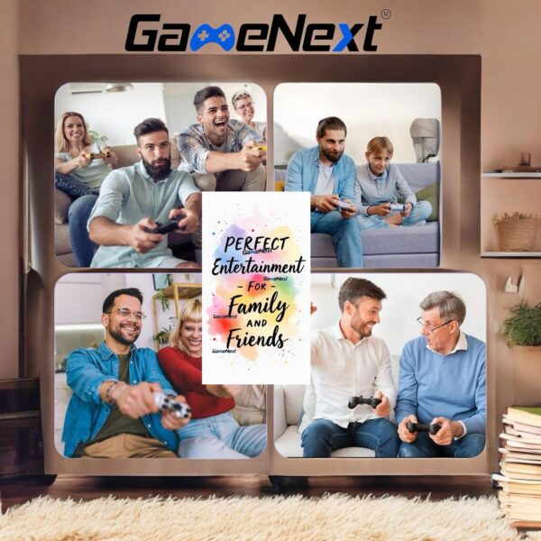 GameNext 2025 New Retro Game Console, Nostalgia Gaming Stick, Classic Video Games with 4K HDMI, 20,000+ Games and 23 Emulators, Upgraded Dual 2.4G Wireless Controllers 64GB - Image 6
