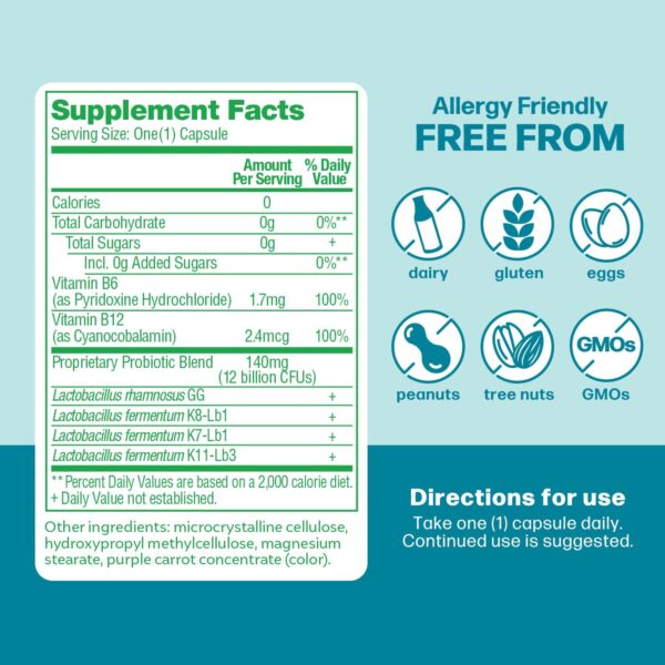 Culturelle Metabolism + Weight Management with SlimBiotics® Probiotic Capsules – 30 Count – Helps Safely Manage Weight - Promotes Healthy Metabolism and Physical & Mental Energy - Image 2