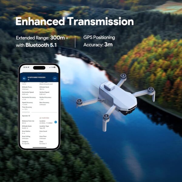 Potensic FAA Compliant Remote Identification Broadcast Module for Drone, Remote ID Broadcast Module Spare Parts for GPS Drones with Camera Comply with FAA Regulation IP54 Protect Long Battery Life - Image 2