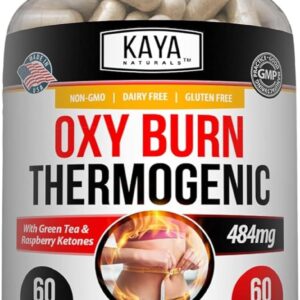 Kaya Naturals Supreme Fat Burner - Weight Loss Pills Women & Men - Appetite Suppressant Supplement - Powerful Thermogenic Diet Pills - Natural Energy Boost Oxy Burn 60 Count