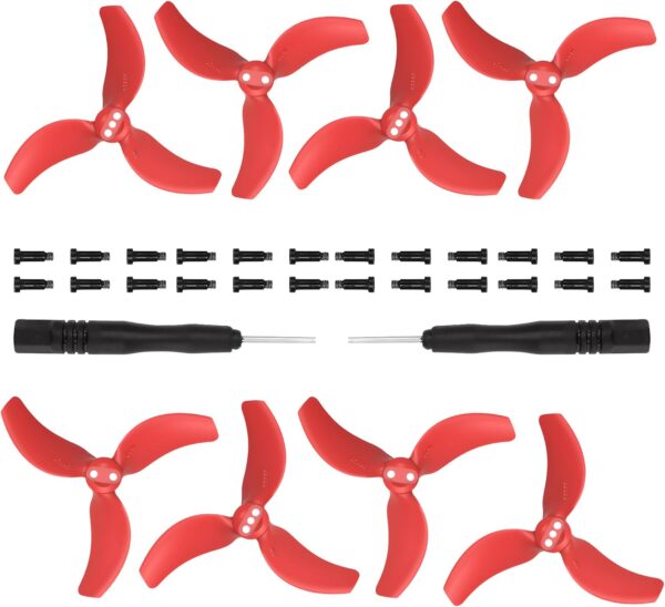 8Pcs Avata 2 Propellers Replacement Prop Blades 3032S Low Noise Wings for DJI Avata 2 Drone Accessories Red Tips - Image 7