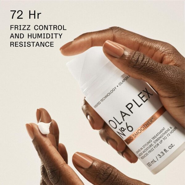 Olaplex No. 6 Bond Smoother, Leave-In Styling Hair Cream Treatment, Smooths, Conditions, & Strengthens, Frizz Control for Up to 72 Hours, For All Hair Types, 3.3 fl oz - Image 5
