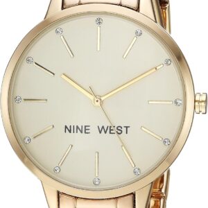 Nine West Women's Floral Dial Bracelet Watch