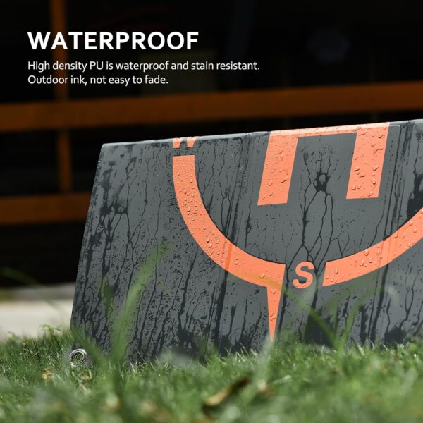 Drone Landing Pad Foldable (2x3 Fast-Fold),(22in/55cm) Double-Sided Waterproof Helipad for DJI Flip/Mini 4 Pro/AIR 3S/Neo/Mini 4k/Mini 3/Mini 2 se/Avata 2/Mavic Drone Accessories - Image 5