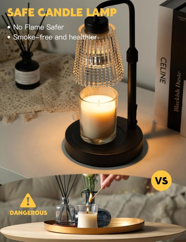 Candle Warmer Lamp with Timer Dimmable, Birthday Gifts for Women Mom, House Warming Gifts New Home Decor, Wax Melt Warmer for Jar Candles - Image 2
