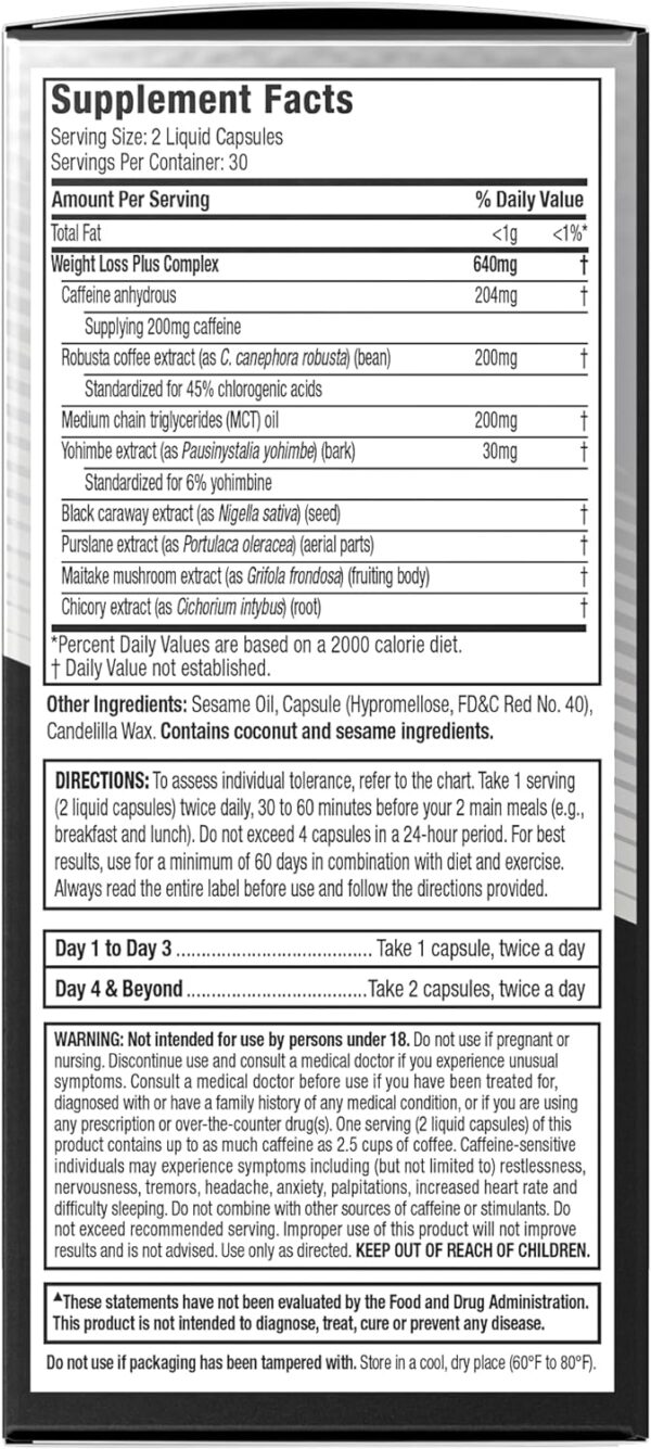 Hydroxycut Advanced - 60 Rapid-Release Liquid Capsules - Thermogenic Calorie Burn, Maximize Energy - for Women & Men - Image 8