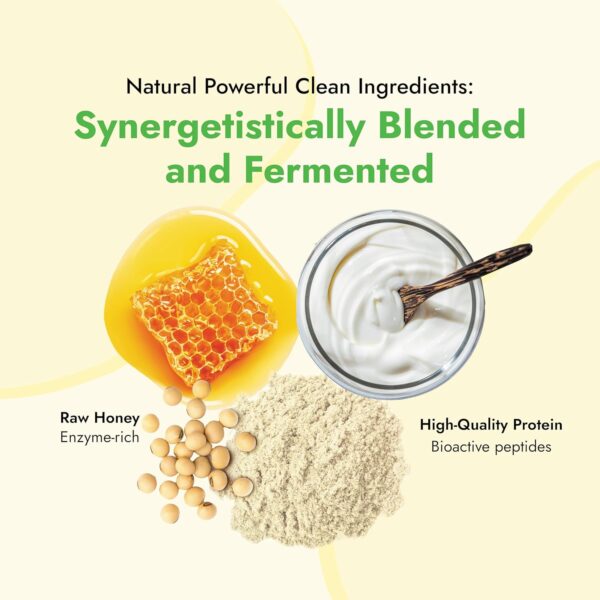 Almased Vanilla Meal Replacement Shake - Low-Glycemic High Plant Base Protein Powder- Nutritional Weight Health Support Supplement - Vanilla Flavor - 17.6 oz (1.1 Pound (1 Pack)) - Image 4