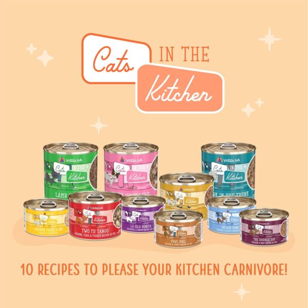 Weruva Cats in The Kitchen, Kitchen Cuties Variety Pack, Wet Cat Food, 3.2oz Can (Pack of 12) - Image 9