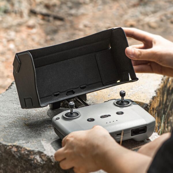 STARTRC Sun Hood Sunshade for DJI Neo/Mini 4k/Air 3S/Mini 2 SE/Mini 3/Mini 3 Pro/Mini 2/ Air 3/Mavic 3 Classic Controller Accessories for 4.4-7.1inch Smartphone Screen - Image 2