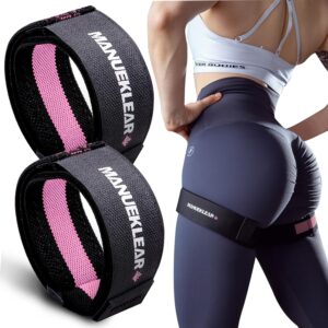 MANUEKLEAR Blood Flow Restriction Bands for Women Glutes Leg, Booty Bands for Women Butt Lift, Occlusion Thigh BFR Bands for Workout Squat Hip Building