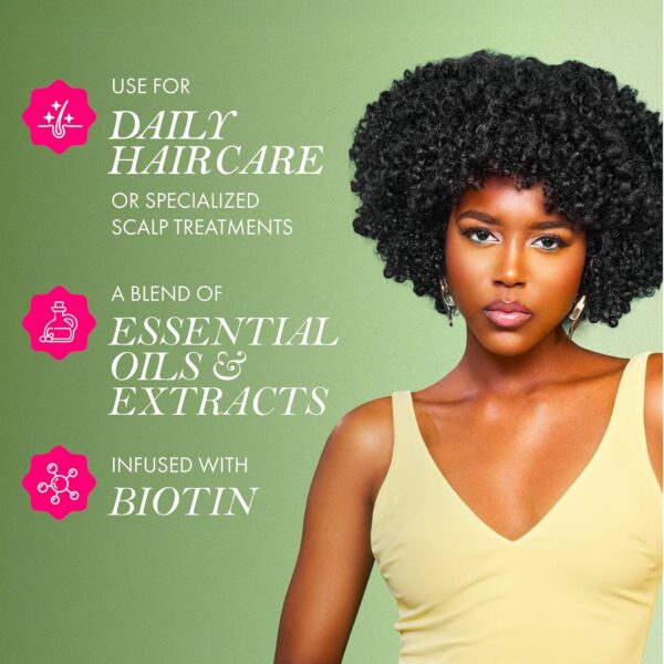 Mielle Organics Rosemary Mint Scalp & Hair Strengthening Oil for All Hair Types (2 Fl Oz) - Image 3