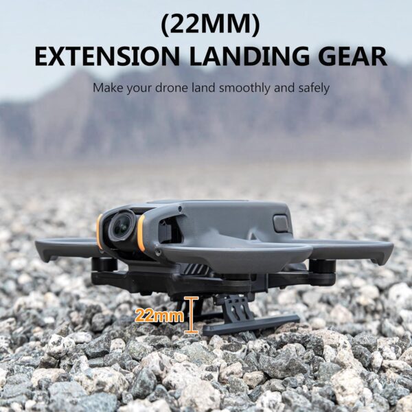 STARTRC Landing Gear for DJI AVATA 2 Drone Accessories,Foldable Extended Landing Legs Kit for DJI AVATA 2 Drone Protector - Image 3
