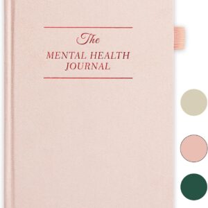 Mental Health Journal, Anxiety & Guided Journal for Women, 91 Days Self Care Journal to Practice Positive Thinking, ADHD Planner with Mood Tracker (A5 Size)-Pink (5-Mentalhealth-Pink)