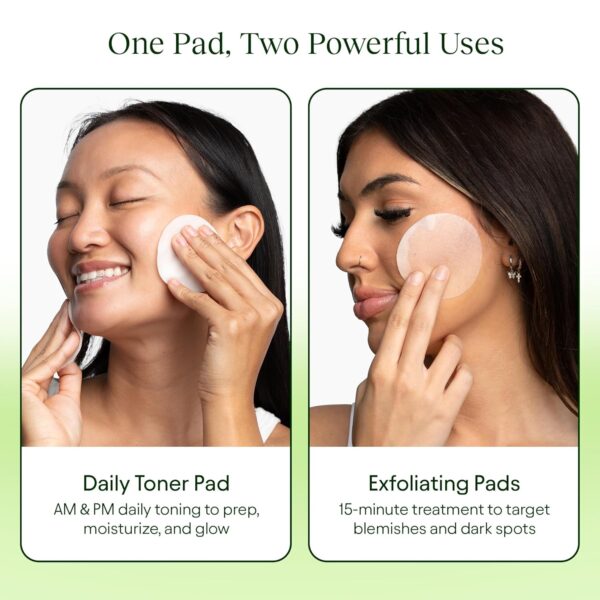 Toning Polish Pads - Korean Skincare for Dark Spots, Wrinkles & Dull Skin - Hydrating Facial Treatment with Snail Mucin, Niacinamide, Peptides & Centella - 100 Count - Image 5
