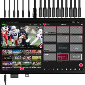 YoloLiv YoloBox Extreme, 4K NDI All-in-One Live Streaming Equipment with 8 HDMI Inputs, 2 HDMI Out, ISO Recording, for Facebook, YouTube, RTMP, SRT