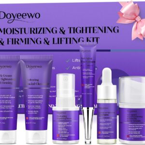 Skin Care Set,Professional Tighten Lift Firm Skincare for Women Teens Teenage Girl,Hydrate Anti-Aging Facial Skin Care Routine Kit,Travel Skincare Gift Set,Wife Mom Womens Gifts for Christmas Birthday