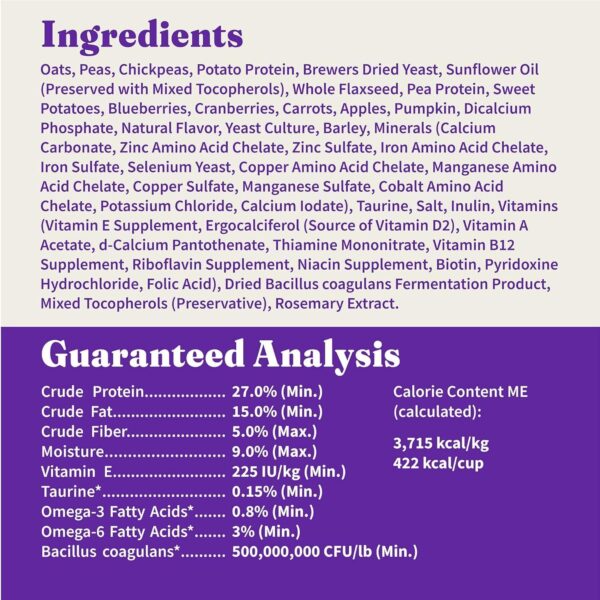 Halo Holistic Plant-Based Recipe With Superfoods, Complete Digestive Health, Vegan Dry Dog Food Bag, Adult Formula, 10-lb Bag - Image 10