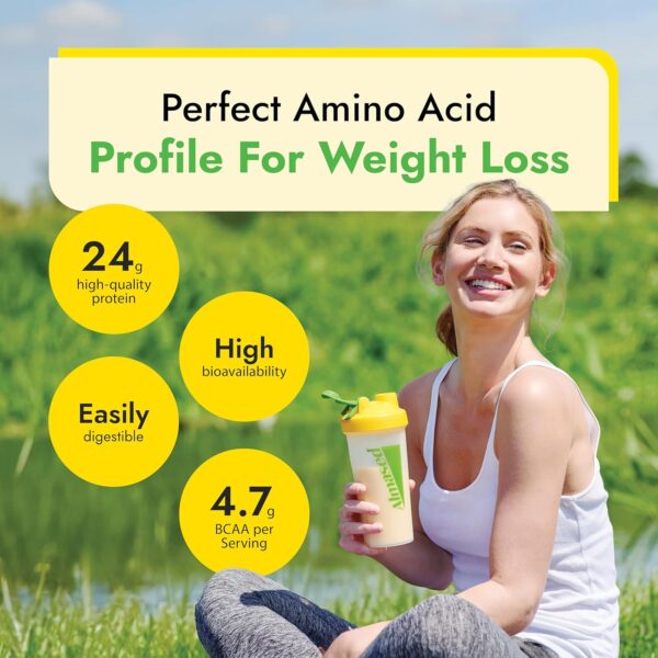 Almased Vanilla Meal Replacement Shake - Low-Glycemic High Plant Base Protein Powder- Nutritional Weight Health Support Supplement - Vanilla Flavor - 17.6 oz (1.1 Pound (1 Pack)) - Image 8