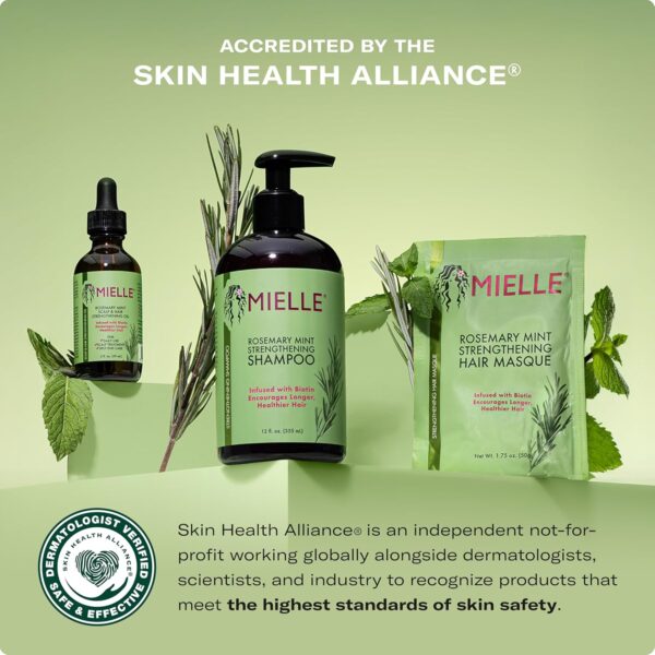 Mielle Organics Rosemary Mint Scalp & Hair Strengthening Oil for All Hair Types (2 Fl Oz) - Image 2
