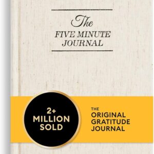 Intelligent Change The Five Minute Journal - Original Daily Gratitude Journal 2025 for Happiness, Mindfulness & Reflection - Daily Affirmations - Undated Planner Gifts for Women & Men