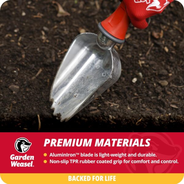 Garden Weasel Potting Scoop - Oversized | Dig and Transport | Planting and Gardening Hand Digging Tools, Heavy Duty Soil Scoop, Mini Gardening Shovel | 91362 - Image 4