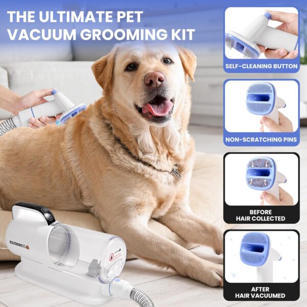 We Love Doodles 11-in-1 Dog Grooming Vacuum - Professional-Grade Dog Clippers, Lightweight Pet Vacuum Grooming Kit for Dogs at Home, For Long Hair & Non Shedding Dogs, Goldendoodles & Poodles - Image 7