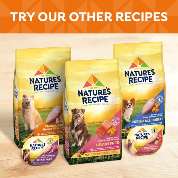 Nature’s Recipe Grain Free Salmon, Sweet Potato & Pumpkin Recipe Dry Dog Food, 24 lb. Bag - Image 8