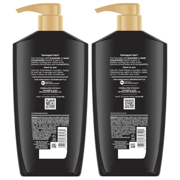 L'Oreal Paris Elvive Total Repair 5 Repairing Shampoo and Conditioner for Damaged Hair, 28 Ounce (Set of 2) - Image 11