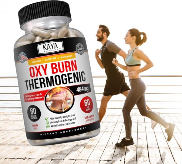Kaya Naturals Supreme Fat Burner - Weight Loss Pills Women & Men - Appetite Suppressant Supplement - Powerful Thermogenic Diet Pills - Natural Energy Boost Oxy Burn 60 Count - Image 8