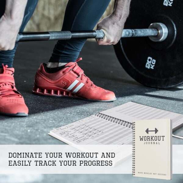The Ultimate Fitness Journal for Tracking and Crushing Your Gym Goals - Detailed Workout Planner & Log Book For Men and Women - Great Gym Accessories With Calendar, Nutrition & Progress Tracker - Image 6