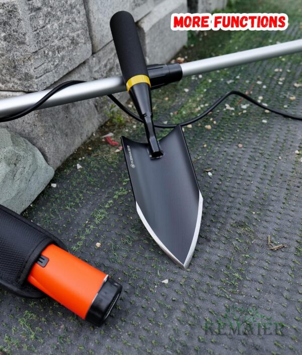 Heavy Duty Gardening Hand Trowel - Carbon Steel Garden Trowel with Rubberized Handle, Ideal for Soil Planting, Digging, Transplanting - Image 6