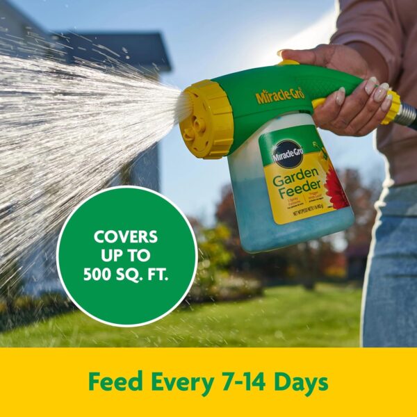 Miracle-Gro Garden Feeder with Water Soluble All Purpose Plant Food, Hose-end Feeder for Outdoor Plants, 1 lb. - Image 8