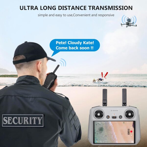 STARTRC Drone Speaker Real-Time Megaphone Portable Interference-Free Long Distance Microphone for DJI Air 3/Air 3S/Mavic 3 Pro/Avata/Holy Stone/FPV Drone Accessories - Image 3