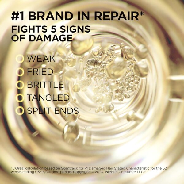 L'Oreal Paris Elvive Total Repair 5 Repairing Shampoo and Conditioner for Damaged Hair, 28 Ounce (Set of 2) - Image 4