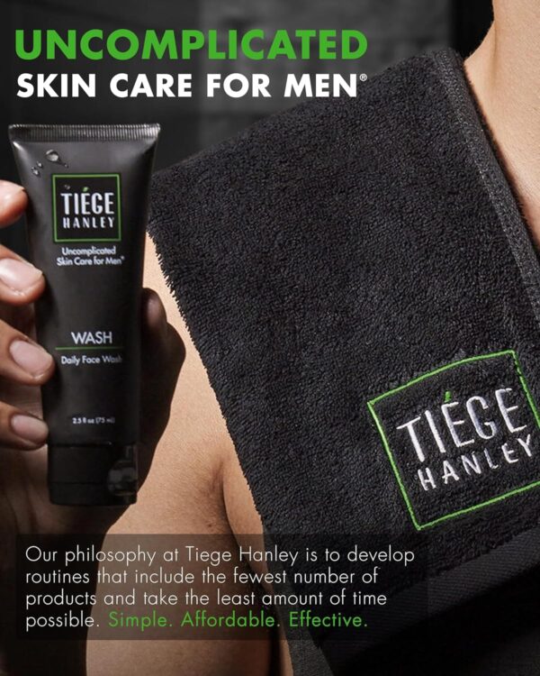 Tiege Hanley Men’s Skin Care Set, Essential Routine (System Level 1) – Face Wash, Scrub & Moisturizer for Healthier, Hydrated Skin | Daily Men’s Skin Care Kit for Sensitive skin & Dryness Protection - Image 6
