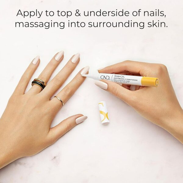 CND SolarOil & RescueRXx, Cuticle Oil Pen, Keratin Nail Treatment Pen, On-the-Go, Travel-Sized - Image 5