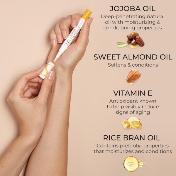 CND SolarOil & RescueRXx, Cuticle Oil Pen, Keratin Nail Treatment Pen, On-the-Go, Travel-Sized - Image 4