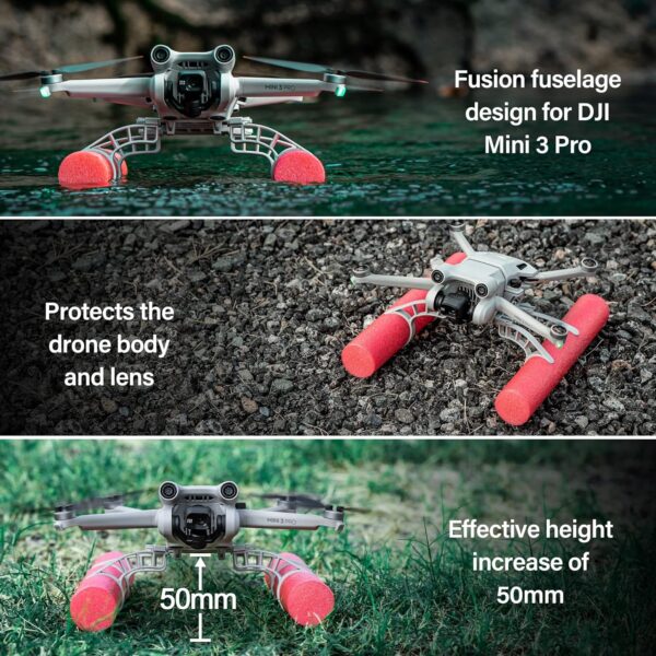 STARTRC Mini 3 Pro Landing Gear,Water Landing Gear Training Kit Floating Holder for DJI Mini 3 Pro Accessories - Image 5