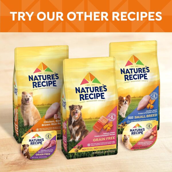 Nature’s Recipe Grain Free Chicken, Sweet Potato & Pumpkin Recipe Dry Dog Food, 24 lb. Bag - Image 11