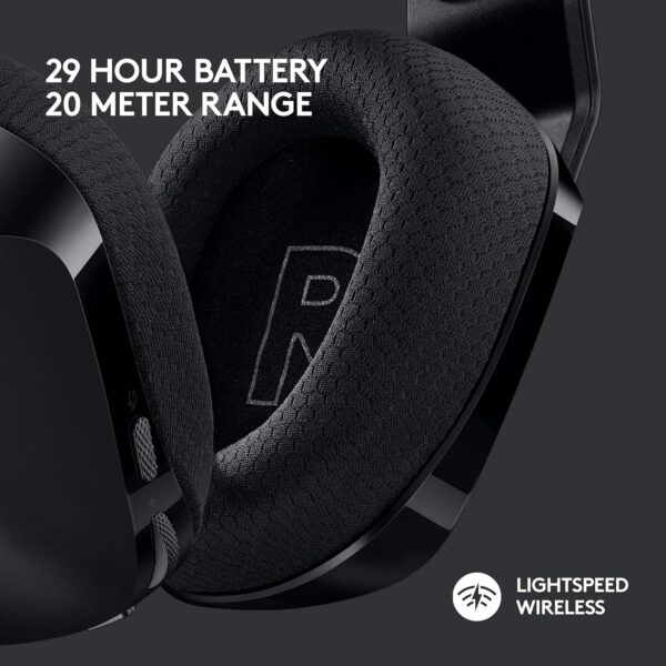Logitech G733 Lightspeed Wireless Gaming Headset, Suspension Headband, Lightsync RGB, Blue VO!CE Mic, PRO-G Audio – Black, Gaming Headset Wireless, PC, PS5, PS4, Switch Compatible - Image 3